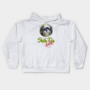 Shih Tzu Rock Kids Hoodie